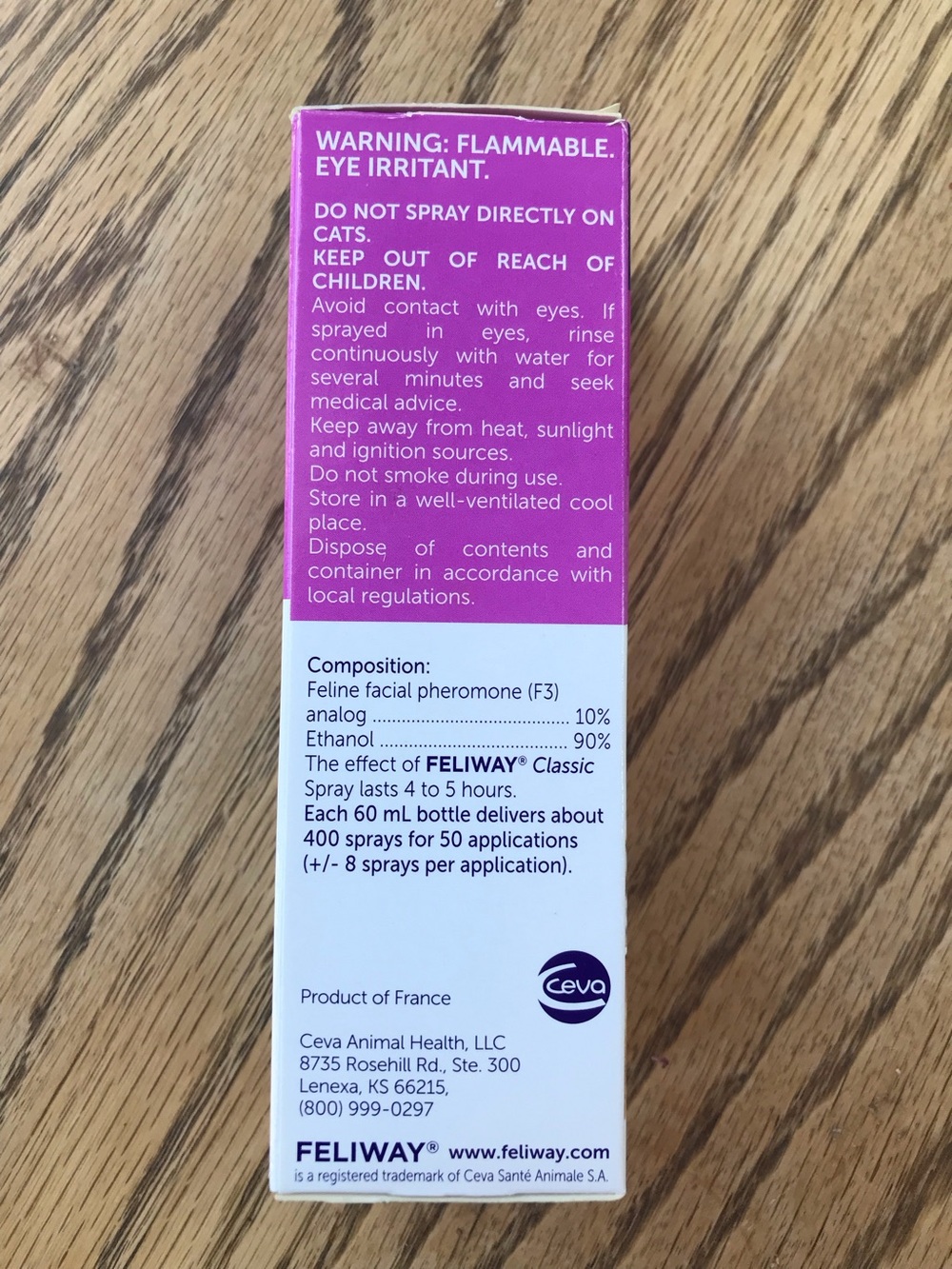 FELIWAY Cat Calming Spray - Picture 3 of 11